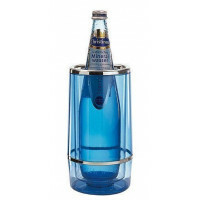 APS Flaschenkühler Acryl eisblau