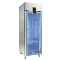 NordCap ALPENINOX Umluft-Gewerbetiefkühlschrank TKU 702-G Premium