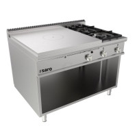 SARO Glühplattenherd offener Unterbau +2 Brenner Modell