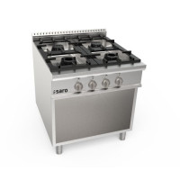 SARO Gasherd offener Unterbau 4 Brenner Modell LQ / CUG