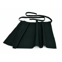 WAS Schürze 95 x 50 cm schwarz Baumwolle-20