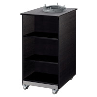NordCap Tellerspender-Schrank, beheizt, WENGE