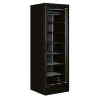 NordCap Glastürtiefkühlschrank Serie TK 385 G Black