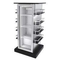 NordCap Glastürkühlschrank CC90 mit Umluftkühlung