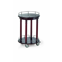 WAS Getränke-/Servierwagen Ø 53 cm Höhe 79 cm Birkenholz MDF-20