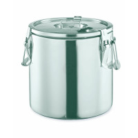 WAS Thermospeisetransportbehälter 11 Liter Ø 30 cm Chromnickelstahl-20