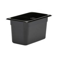 Schwarz CAMBRO GastroNorm-Behälter GN 1/4 3,7 Liter