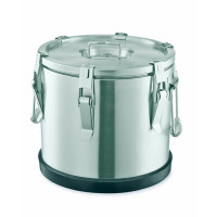 WAS Thermospeisetransportbehälter 10 Liter Ø 28 cm Chromnickelstahl-20