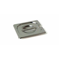 Rieber GastroNorm-Behälter GN 1/6 Flachdeckel mit Löffel Ausschnitt