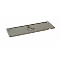 Rieber GastroNorm-Behälter GN 2/4 Flachdeckel mit Löffel Ausschnitt