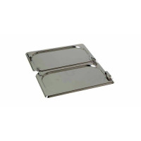 Rieber GastroNorm-Behälter GN 1/2 Scharnier-Flachdeckel