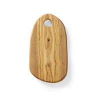 Hendi Schneidebrett aus Olivenholz, mit Loch 250 x 165 mm