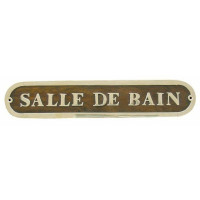 Sea Club Türschild Salle De Bain Holz