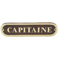 Sea Club Türschild Capitaine Holz