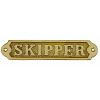Sea Club Türschild Skipper