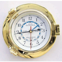 Sea Club Tidenuhr im Bullauge 22 cm