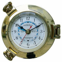 Sea Club Tidenuhr im Bullauge 14 cm