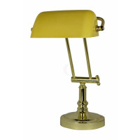 SeaClub Bankers-Lampe Höhe 36/43 cm gelb