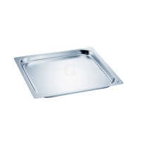 B.PRO Gastronorm Blech Schale Edelstahl verstärkte Ausführung-GN 2/3 (354 x 325 mm) - 20 mm