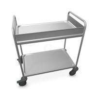 B.PRO Abräumwagen ARW 9x6-2 Etagen mit Kunststoff-Rollen