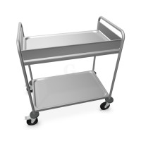 B.PRO Abräumwagen ARW 9x6-2 Etagen mit stahlverzinkten Rollen