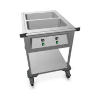 B.PRO Speisenausgabewagen SAW 2 Beheizt Offen