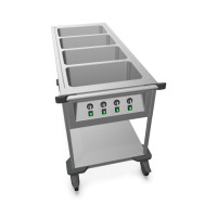 B.PRO Speisenausgabewagen SAW 4 Beheizt Offen