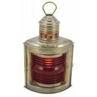 SeaClub Backbordlampe antik elektrisch