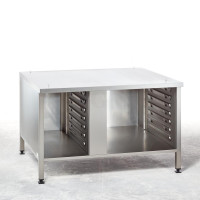 RATIONAL Untergestell UG III für Typ 6-2/1, 10-2/1, 14 Paar Auflageschienen, Seitenwände, Rückwand und Decke, Höhe 699 mm, mit Fixierung (MarineLine), Musterbild