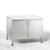 RATIONAL Untergestell UG IV für Typ 6-1/1, 10-1/1, 14 Paar Auflageschienen, Flügeltüren, allseitig geschlossen, Höhe 699 mm, mit Fixierung (MarineLine), Musterbild