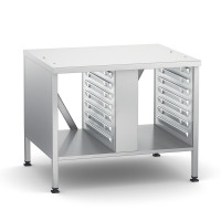 RATIONAL Untergestell UG II für Typ 6-1/1, 10-1/1, 14 Paar Auflageschienen, Seitenwände und Decke, Höhe 699 mm, mit Fixierung (MarineLine), Musterfoto