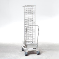 RATIONAL Tellerhordengestellwagen für Typ 20-1/1, für 60 Teller bis 31 cm Ø 