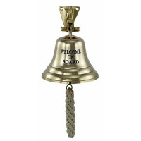 SeaClub Schiffsglocke welcome on board 10 cm