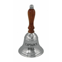 Sea Club Handglocke Captains Bell vernickelt