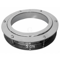 SeaClub Türeinbau-Bullauge 30/20 cm geschlossen vernickelt