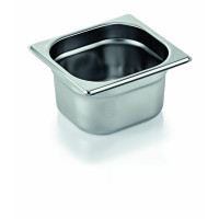 WAS 6 Stk. GN 75 Eco Behälter 1/6-065 mm Chromnickelstahl