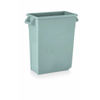 WAS Abfallbehälter 65 Liter 61 x 27,5 x 67 cm Polypropylen-20