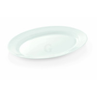 WAS Platte Uni 30,5 x 22,5 cm, 2 Stk. Opalglas