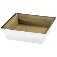 Frilich RAISER OAK Frischeschale - Porzellanschale 250 x 250 mm, caramel