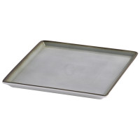 Frilich RAISER OAK Frischeplatte - Porzellanplatte, 230 x 230 mm grau