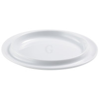 Frilich RAISER OAK Clochenplatte - Porzellanplatte, weiß