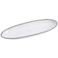 FRILICH SALERNO ovale Servierplatte, schmal