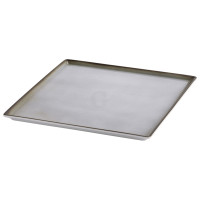 Frilich RAISER OAK Frischeplatte - Porzellanplatte, 330 x 330 mm grau