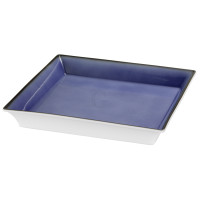 Frilich RAISER OAK Frischeschale - Porzellanschale 350 x 350 mm, blau