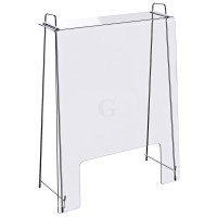 Frilich GUARD COUNTER Hygieneschutz, mit Durchreiche 600 mm breit 