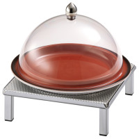 Frilich RAISER INOX Clochenplatte, rot 208 mm