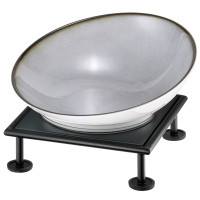 Frilich RAISER RUSTIC Buffetschale, grau 177 mm