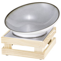 Frilich RAISER NATURE Buffetschale, grau 220 mm