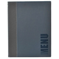 Contacto Speisekartenmappe A4, blau-20