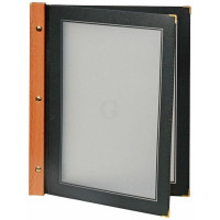 Contacto Speisekartenmappe, Holz, schwarz-20